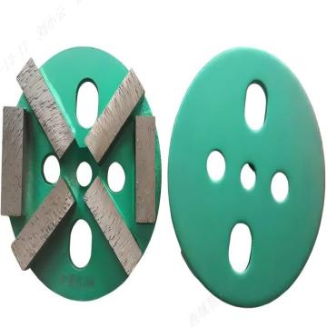 冈午 MPPMCK地坪固化金刚石打磨片研磨机磨轮混凝土环氧刀除漆水磨机磨 100孔六齿16目[水耐用]，外径100MM,孔径10MM 售卖规格：1片