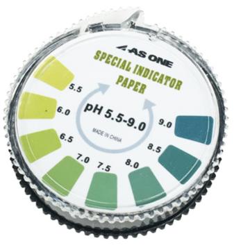 亚速旺/Asone pH试纸，pH5.5-9.0 卷型(1卷)，1-1254-05 售卖规格：1盒