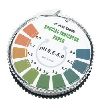 亚速旺/Asone pH试纸，pH0.5-5.0 卷型(1卷)，1-1254-03 售卖规格：1盒