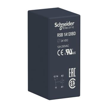 施耐德 RSB接口型中间继电器，RSB1A120BD 售卖规格：1个