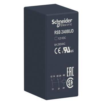 施耐德 RSB接口型中间继电器，RSB2A080JD 售卖规格：1个