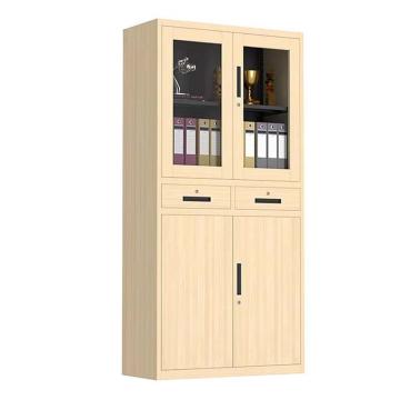 震怡 薄边拆装转印浅樱桃木纹中二斗器械柜，ZY-ZBZEDYTM W900*D400*H1850mm 厚度0.8mm 售卖规格：1台