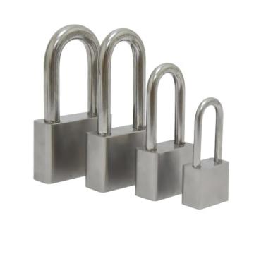 安赛瑞 不锈钢挂锁，311442 长梁 60*20*42mm不通开 配三把钥匙 售卖规格：1包