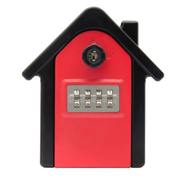 安赛瑞 密码钥匙盒，1C00108 铝合金 150*95*50mm 内部尺寸85x78x45mm 红色搭配一把钥匙 售卖规格：1个