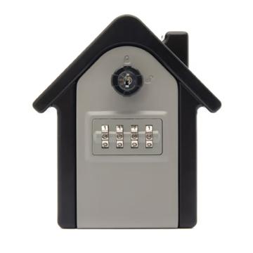 安赛瑞 密码钥匙盒，1C00107 铝合金 150*95*50mm 内部尺寸85x78x45mm 灰色搭配一把钥匙 售卖规格：1个