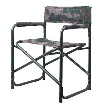 安赛瑞 陆军迷彩应急作训椅，11434 材质：钢管+牛津布，尺寸：83×56×46cm，颜色：迷彩绿，包装：1个 售卖规格：1个