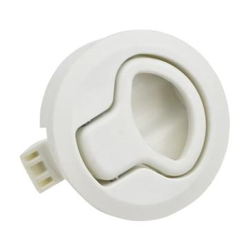 安赛瑞 工业机箱门锁，520226 尼龙 直径61mm 白色 售卖规格：1个