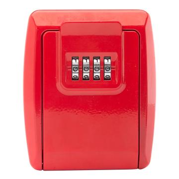 安赛瑞 密码钥匙盒，1C00102 铝合金 ：外部尺寸 ：115x40x95mm 内盒规格 长6.2CM 宽3CM 高8.5CM 红色 售卖规格：1个