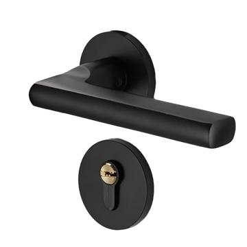 安赛瑞 门锁 黑色 142×53mm，520071 售卖规格：1个