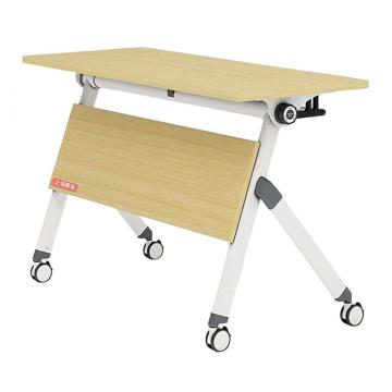 震怡 翻板会议桌浅木纹人字脚，ZY-FBHYZQMWRZJ1200 1200*400*750mm 售卖规格：1张