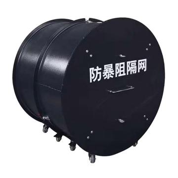 安赛瑞 防暴阻隔网，310229 材质：蛇腹型刀片网 规格：高80长100cm宽100cm 钢刺直径0.6m 拉伸长度8m 黑色 售卖规格：1套