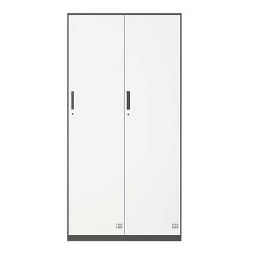 震怡 更衣柜二门深灰套白，ZY-GYGHBT2 900*500*1850mm 厚度0.8mm 售卖规格：1台