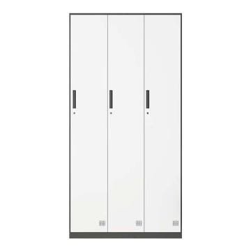 震怡 更衣柜三门深灰套白，ZY-GYGHBT3 900*500*1850mm 厚度0.8mm 售卖规格：1台