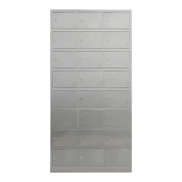 震怡 不锈钢更衣柜24门201款，ZY-BXGGYG2401 900*350*1800mm 厚度0.5mm 售卖规格：1台