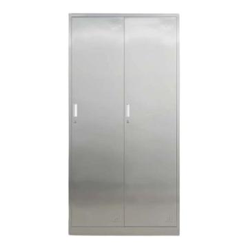 震怡 不锈钢更衣柜2门201款，ZY-BXGGYG201 900*420*1800mm 厚度0.5mm 售卖规格：1台
