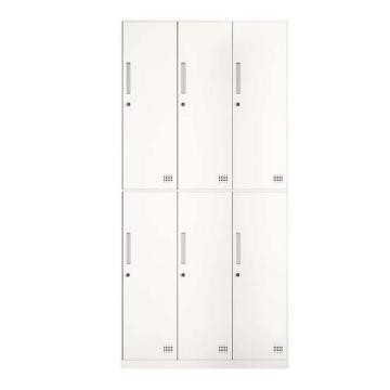震怡 薄边六门更衣柜，ZY-ZBGYGW6 W900*D500*H1850mm 厚度0.8mm 售卖规格：1台