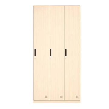 震怡 更衣柜三门樱桃木纹，ZY-GYGYTMW3 900*500*1850mm 厚度0.8mm 售卖规格：1台