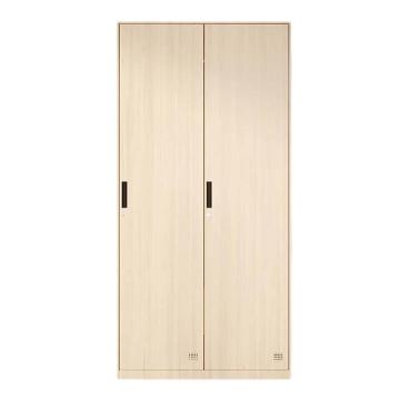 震怡 更衣柜二门樱桃木纹，ZY-GYGYTMW2 900*500*1850mm 厚度0.8mm 售卖规格：1台