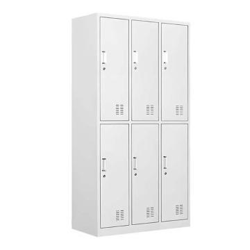 震怡 六门更衣柜，ZY-LMGYGHB W900*D420*H1800mm 厚度0.5mm 售卖规格：1台