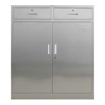 震怡 不锈钢二斗下节文件柜201款，ZY-BXGWJGEDXJ01 900*400*1000mm 厚度0.5mm 售卖规格：1台