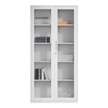 震怡 薄边通玻文件柜，ZY-ZBTTBKW W900*D400*H1850mm 厚度0.8mm 售卖规格：1台