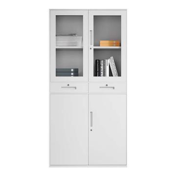 震怡 薄边中二斗器械柜文件柜，ZY-ZBZEDW W900*D400*H1850mm 厚度0.8mm 售卖规格：1台