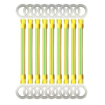 固来发 接地线，黄绿GLFJDX4平方100mm含螺丝 售卖单位：根