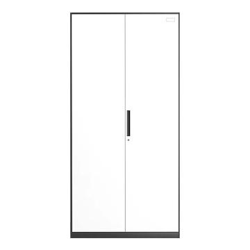 震怡 对开门文件柜深灰套白，ZY-WJGHBDKM 900*400*1850mm 厚度0.8mm 售卖规格：1台