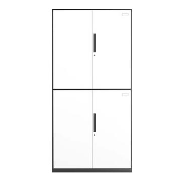 震怡 通双节文件柜深灰套白，ZY-WJGHBTSJ 900*400*1850mm 厚度0.8mm 售卖规格：1台