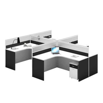 震怡 干字型四人位办公桌（含柜），ZY-SH10229 W2800*D2400*H1100mm 售卖规格：1张