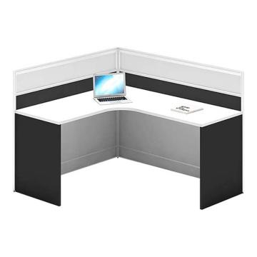 震怡 L型单人位办公桌，ZY-SH10223 W1400*D1200*H1100mm 售卖规格：1张