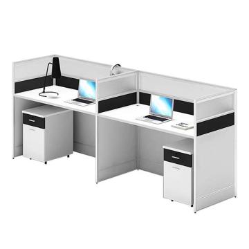 震怡 E字型双人位办公桌（含柜），ZY-SH10218 W2400*D600*H1100mm 售卖规格：1张