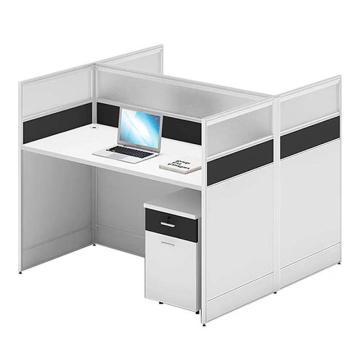 震怡 工字型双人位办公桌（含柜），ZY-SH10216 W1200*D1200*H1100mm 售卖规格：1张