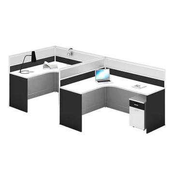 震怡 F型双人位办公桌（含柜），ZY-SH10226 W2800*D1200*H1100mm 售卖规格：1张