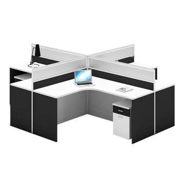 震怡 十字型四人位办公桌（含柜），ZY-SH10233 W2800*D2400*H1100mm 售卖规格：1张