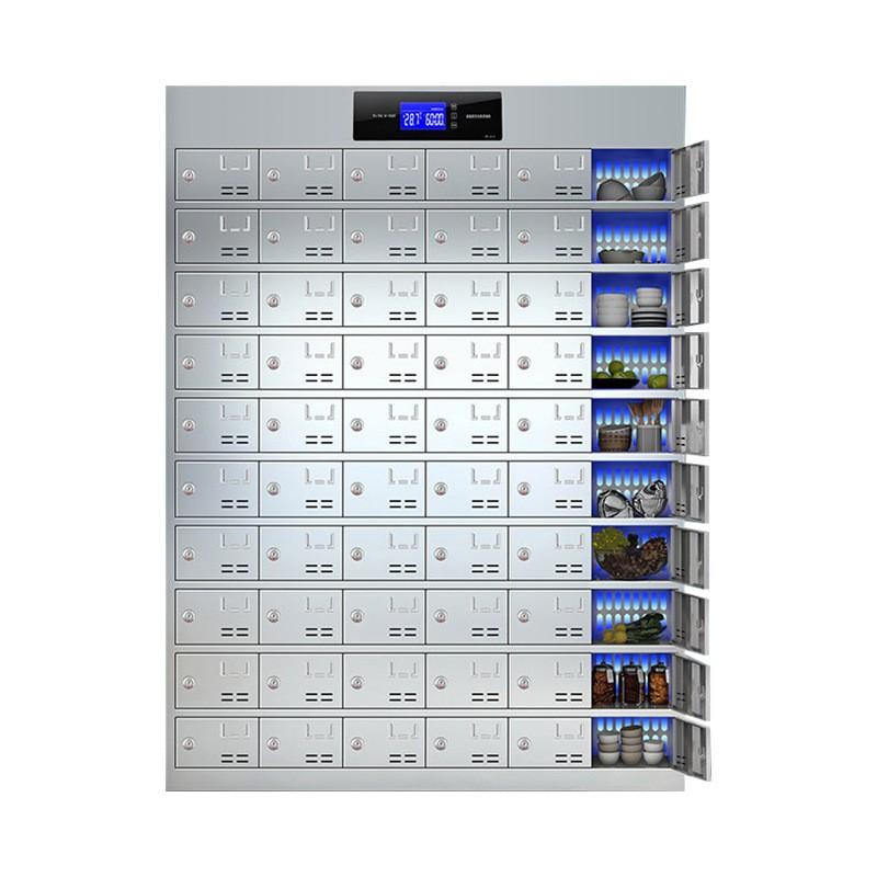 居道夫 不锈钢消毒碗柜食堂餐具柜多门储物柜60门消毒碗柜，JDF-XDWG06 售卖规格：1个
