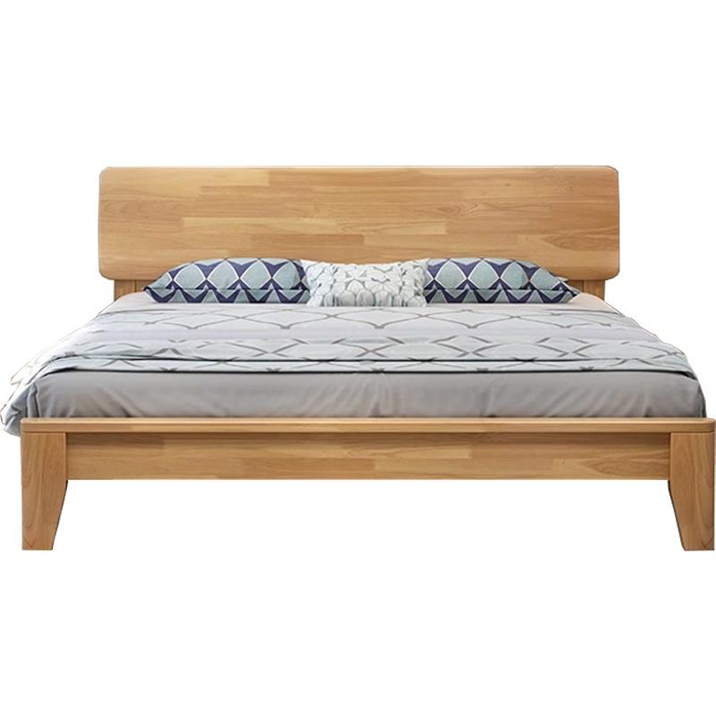 居道夫 实木床卧室床北欧床公寓床家用床 1.8米，JDF-SMC-171 售卖规格：1张