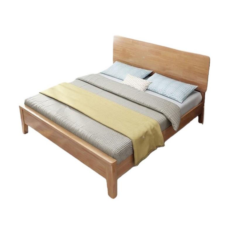 居道夫 实木床卧室床北欧床公寓床家用床 1.2米，JDF-SMC-169 售卖规格：1张