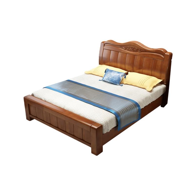 居道夫 现代简约实木床双人床 1.5米简约床，JDF-SMC-73 售卖规格：1张