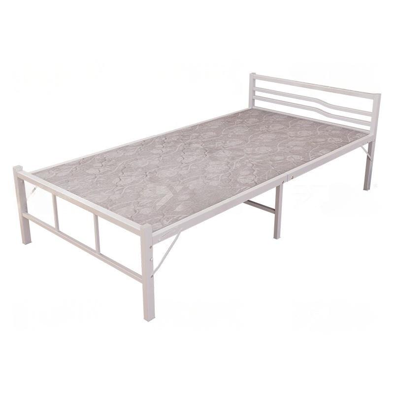 居道夫 钢木床简易折叠床单人床两折 0.8米白色，JDF4052504 白色 售卖规格：1张