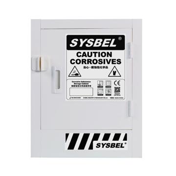 西斯贝尔/SYSBEL 强腐蚀性化学品安全柜，ACP810004 CE认证 4加仑/15升 白色/手动 售卖规格：1台
