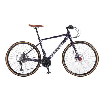 凤凰 26寸27速公路车（辐条轮）黛紫色，FH100黛紫色 材质:铝合金 尺寸：26寸（需自行简易组装） 售卖规格：1辆