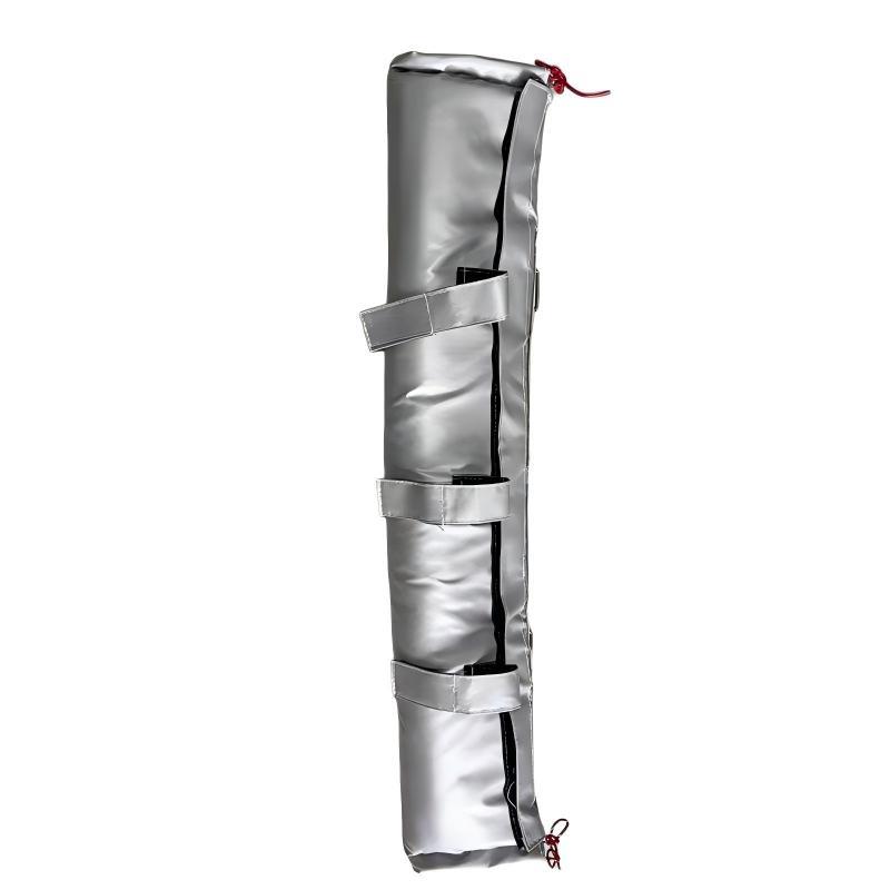 国瑞 可拆卸保温套管，内径76mm厚度20mm长度1000mm 耐温-20~ 200℃、接触层-特种纤维/保温层-玻璃纤维棉/防护层-硅胶布 售卖规格：1件