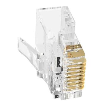 兆龙 5e类水晶头，ZM5URJ45 5e类非屏蔽RJ45水晶头，100个起订 售卖规格：1个