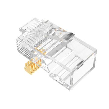 兆龙 6类水晶头，ZM6URJ45 6类非屏蔽RJ45水晶头，100个起订 售卖规格：1个