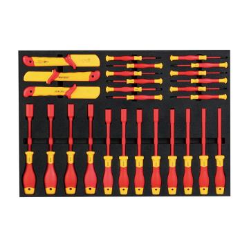 长城精工 27件绝缘维修组合工具，409027 565*405*45（EVA垫） 售卖规格：1套