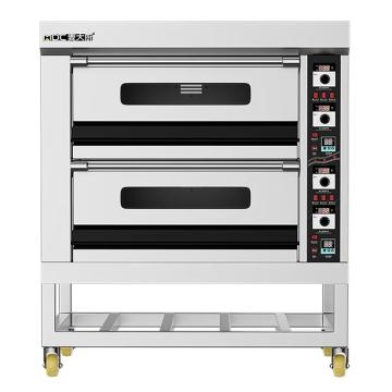 麦大厨 商用烤箱两层四盘旋钮控温定时，LHQ-204J(380) 380V 售卖规格：1台