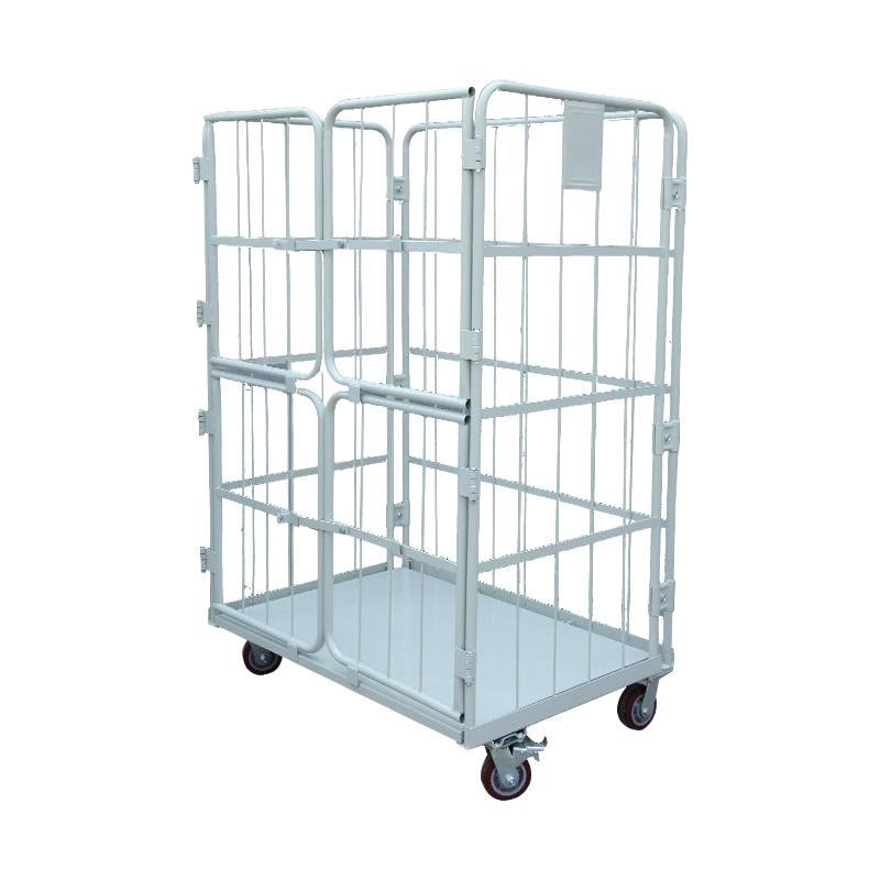 凡礼格 折叠物流台车仓储笼车,载重500kg 1200*1000*1700mm（四小门），FLG-LC17 售卖规格：1台