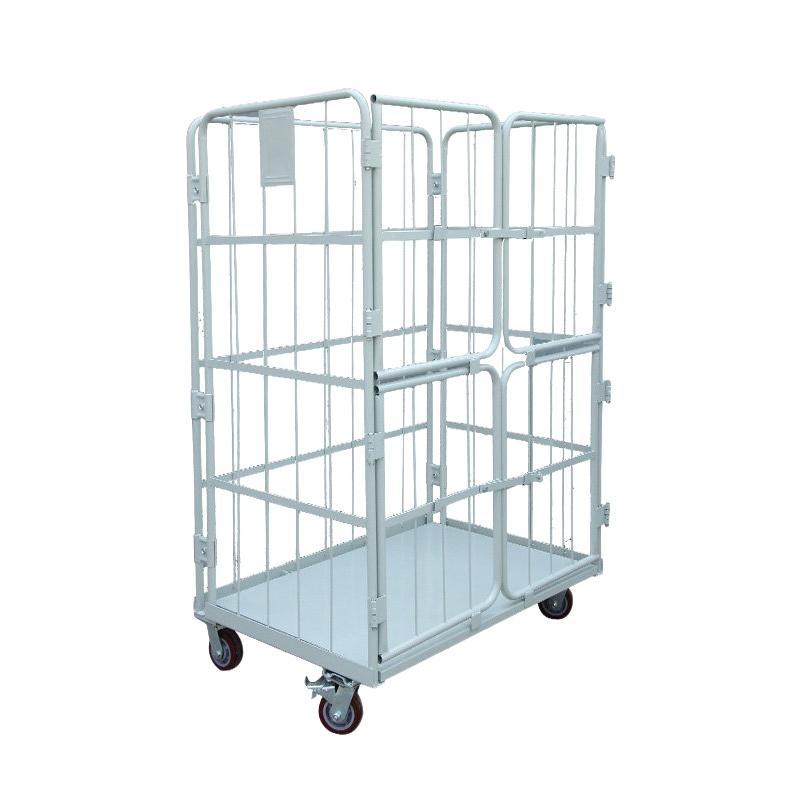 凡礼格 折叠物流台车仓储笼车,载重500kg 1100*800*1700mm（四小门），FLG-LC16 售卖规格：1台