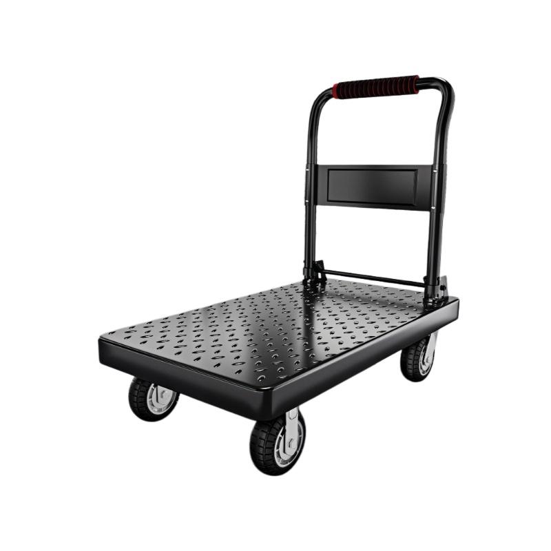 凡礼格 钢制小推车 特厚黑钢73*48cm【6寸超静音烽火轮】载重850kg，FLG-GZTC04 售卖规格：1个